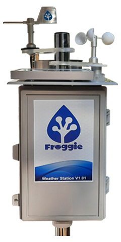 Froggie weatherstation front view
