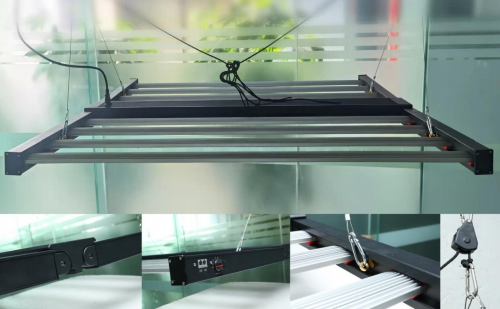 Foldable LED growlight
